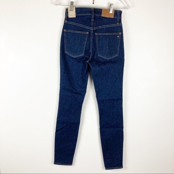 NWT Madewell Dark Wash Curvy High Rise Jeans Sz 24 - Picture 10 of 13